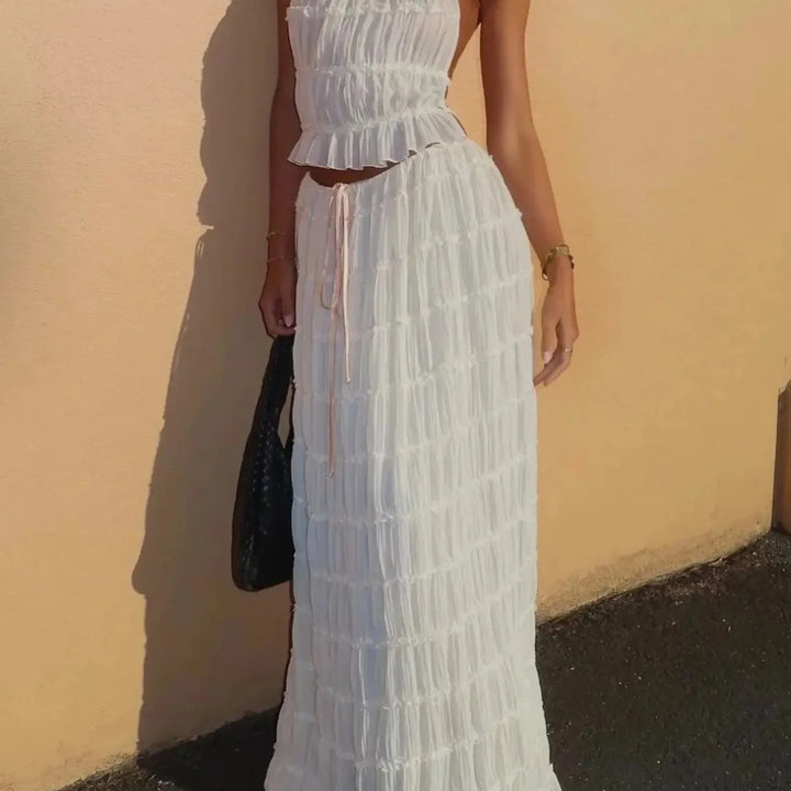 Blouse And Long Skirt Set