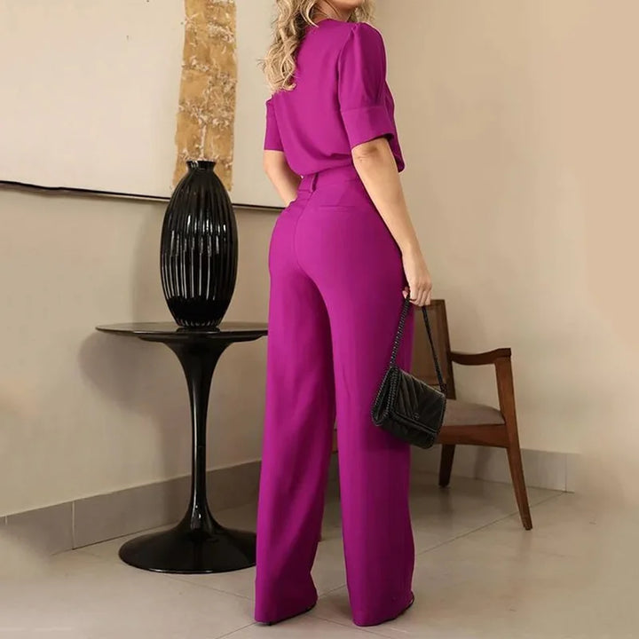Women's Pants and Blouse Set