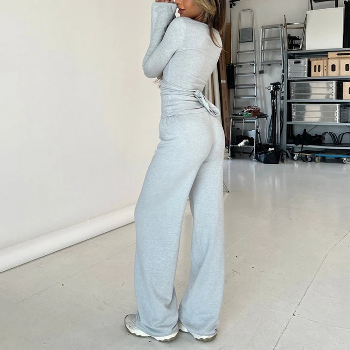 Women Fashion Lounge Set Vintage Autumn