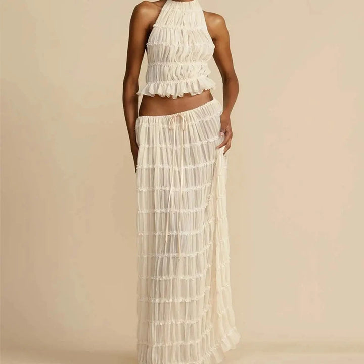 Blouse And Long Skirt Set